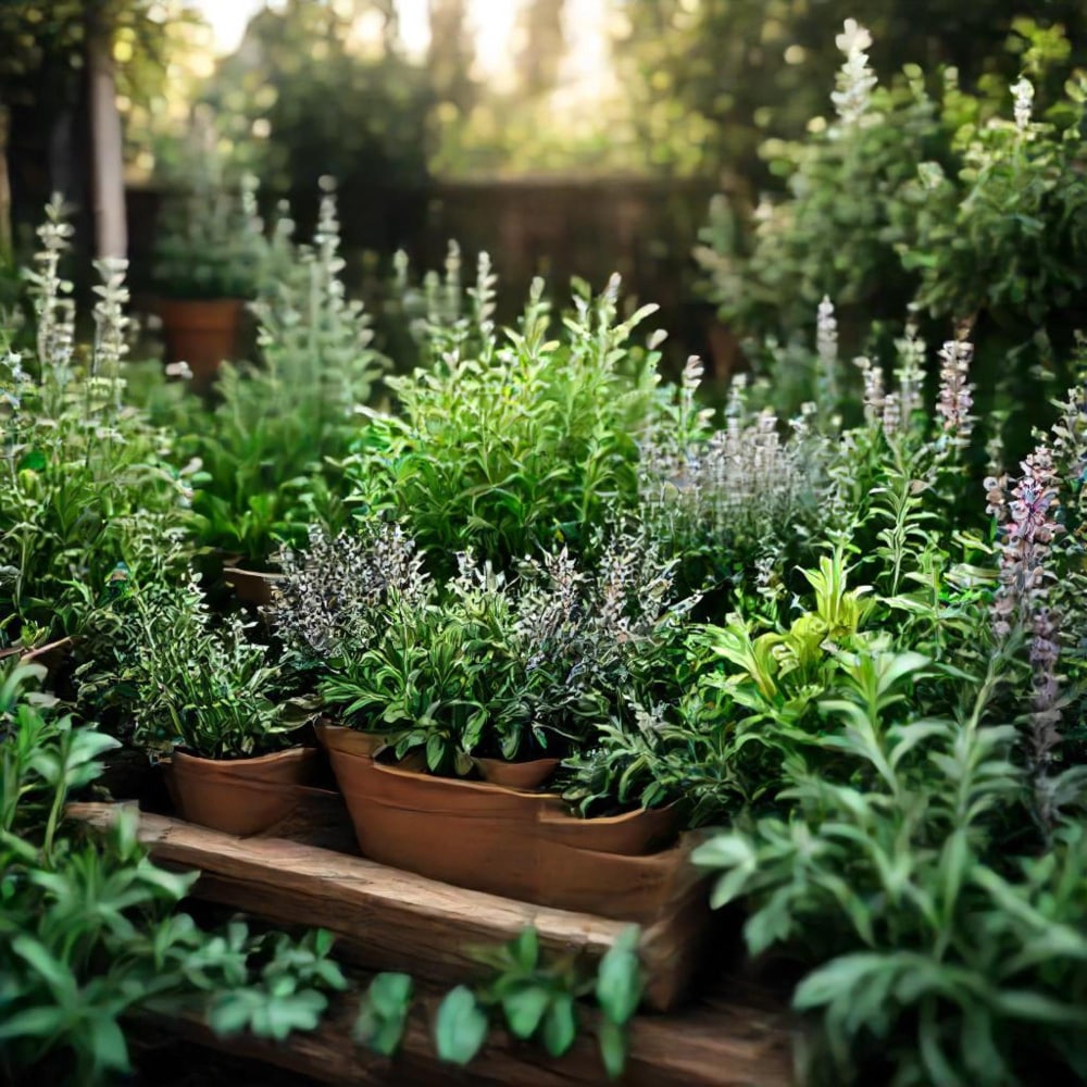 Macetas y plantas de jardín haciendo referencia al artículo cómo preparar tu jardín para el invierno